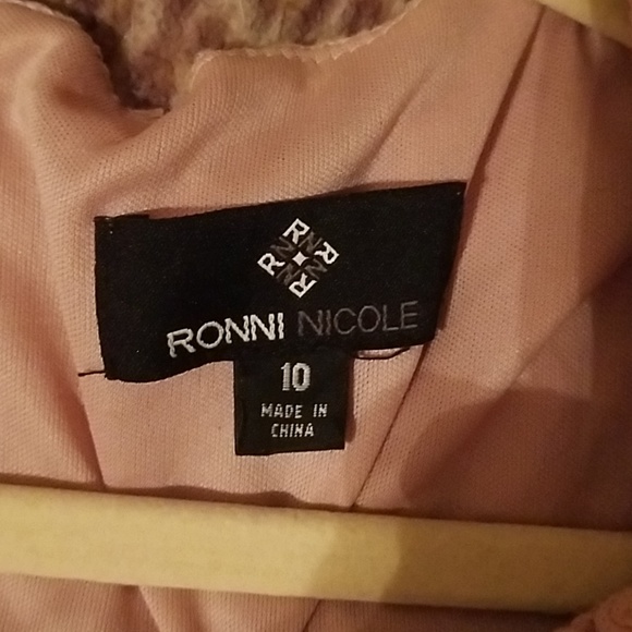 Ronnie Nicole / Sheath Dress - Lace Size 10 - Picture 7 of 8